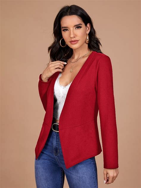 shein blazer|More.